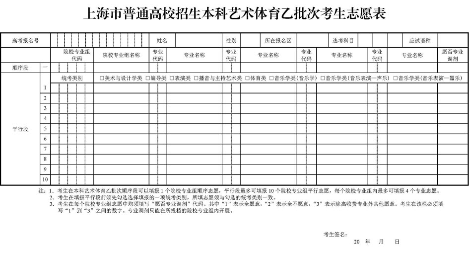 2020年上海市藝術(shù)體育類專業(yè)招生實施辦法