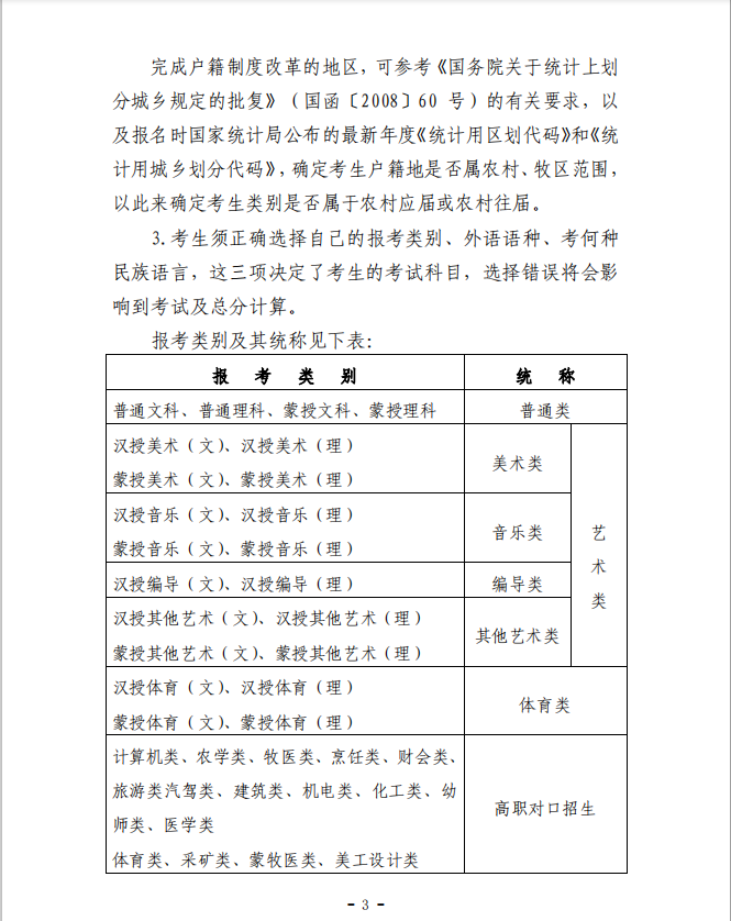 2020年內(nèi)蒙古自治區(qū)普通高校招生報名信息采集辦法